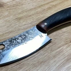 NICHOLAS NICHOLS Limited Edition Knives Nic Nichols Mini Cleaver Makers Mark Bourbon Handles Limited Edition