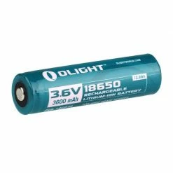 Olight Protected 3600mAh 3.6 Volt 18650 Battery Flashlights & Lighting