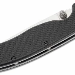 Ontario RAT 2 Folding Knife 3.0" Satin Plain Blade, Black Nylon Handles - 8860