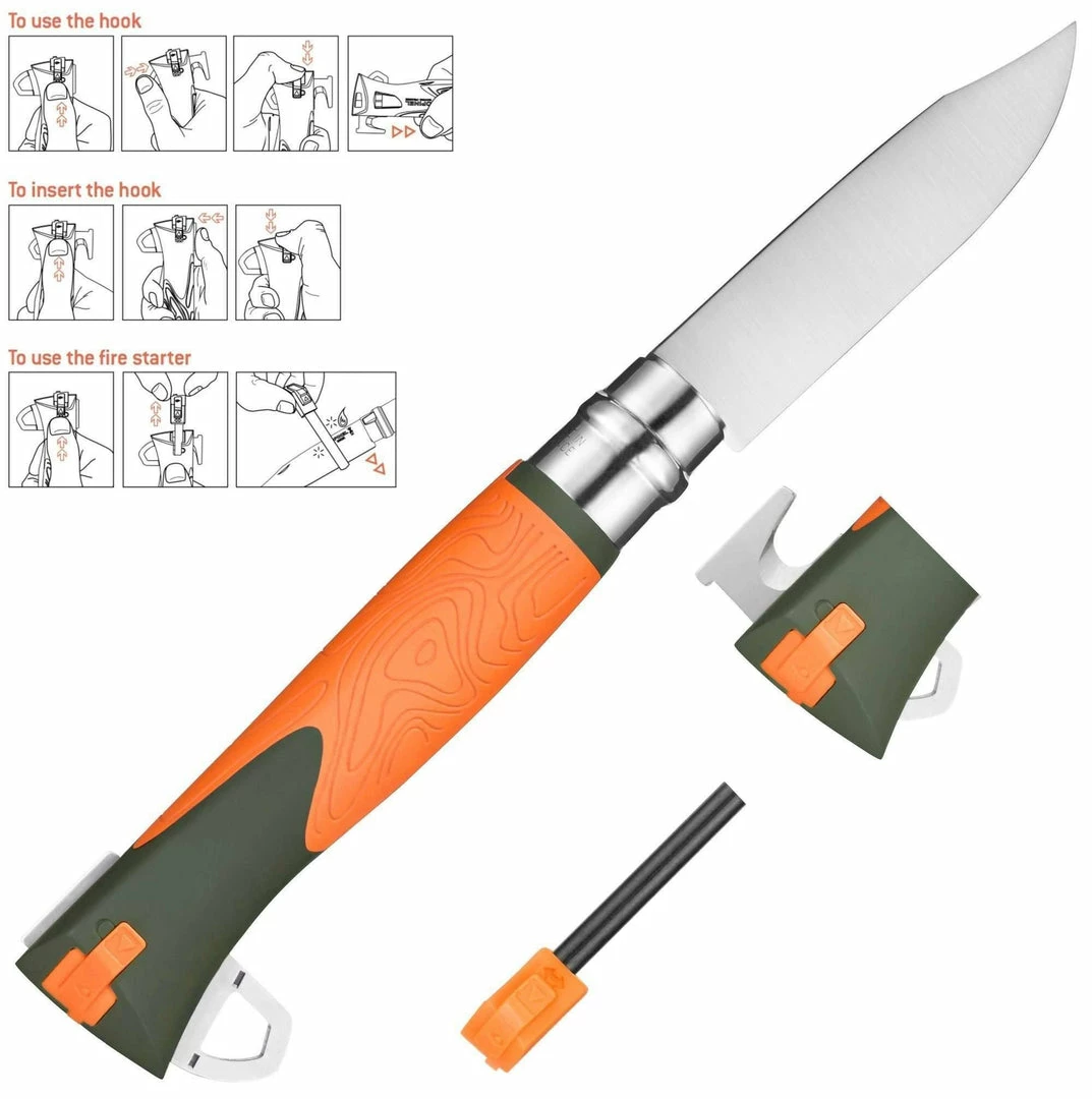 Wholesale ๐ฏ Opinel No 12 Explore Folding Survival Pocket Knife โค๏ธ 6 Opinel No 12 Explore Folding Survival Pocket Knife