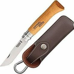 Opinel No 8 Stainless Steel Knife W/ Sheath (Gift Box)