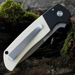Hot Sale 💯 PROTECH KNIVES Pro-Tech BT2751 Terzuola ATCF Auto "Tuxedo" Blk Alum / Ivory Micarta (3.5" SW Magnacut) All Knife Brands ✔️ 9 PROTECH KNIVES Pro-Tech BT2751 Terzuola ATCF Auto