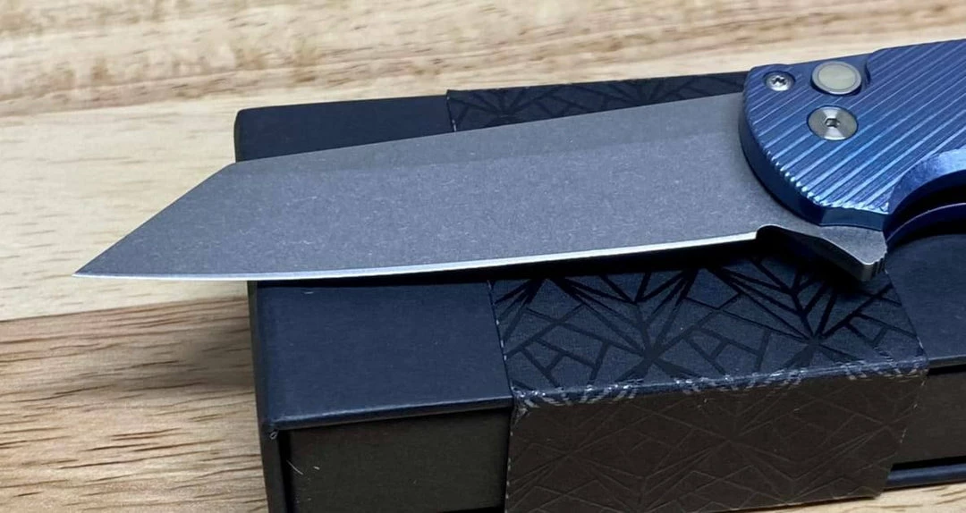 Best deal 🛒 PROTECH KNIVES Pro-Tech Malibu 5241 Blue Titanium Custom Reverse Tanto Flipper 💯 5 PROTECH KNIVES Pro-Tech Malibu 5241 Blue Titanium Custom Reverse Tanto Flipper