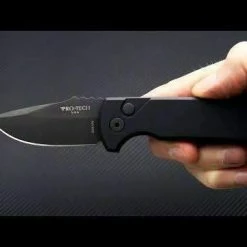 All Knife Brands Protech Knives Les George SBR Black DLC LG403