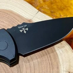 Budget ❤️ All Knife Brands Protech Knives Les George SBR Black DLC LG403 ✨ 14 All Knife Brands Protech Knives Les George SBR Black DLC LG403