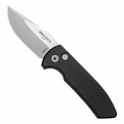 PROTECH KNIVES All Knife Brands Protech Les George SBR Stonewash Knife Aluminum (2.6")