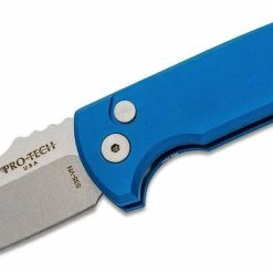 PROTECH KNIVES All Knife Brands Protech Les George SBR Stonewash Knife Aluminum (2.6
