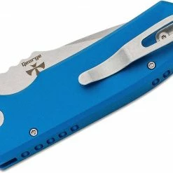 PROTECH KNIVES All Knife Brands Protech Les George SBR Stonewash Knife Aluminum (2.6