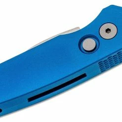 PROTECH KNIVES ProTech Runt 5 Blue Auto Knife Smooth Handle (USA) R5201