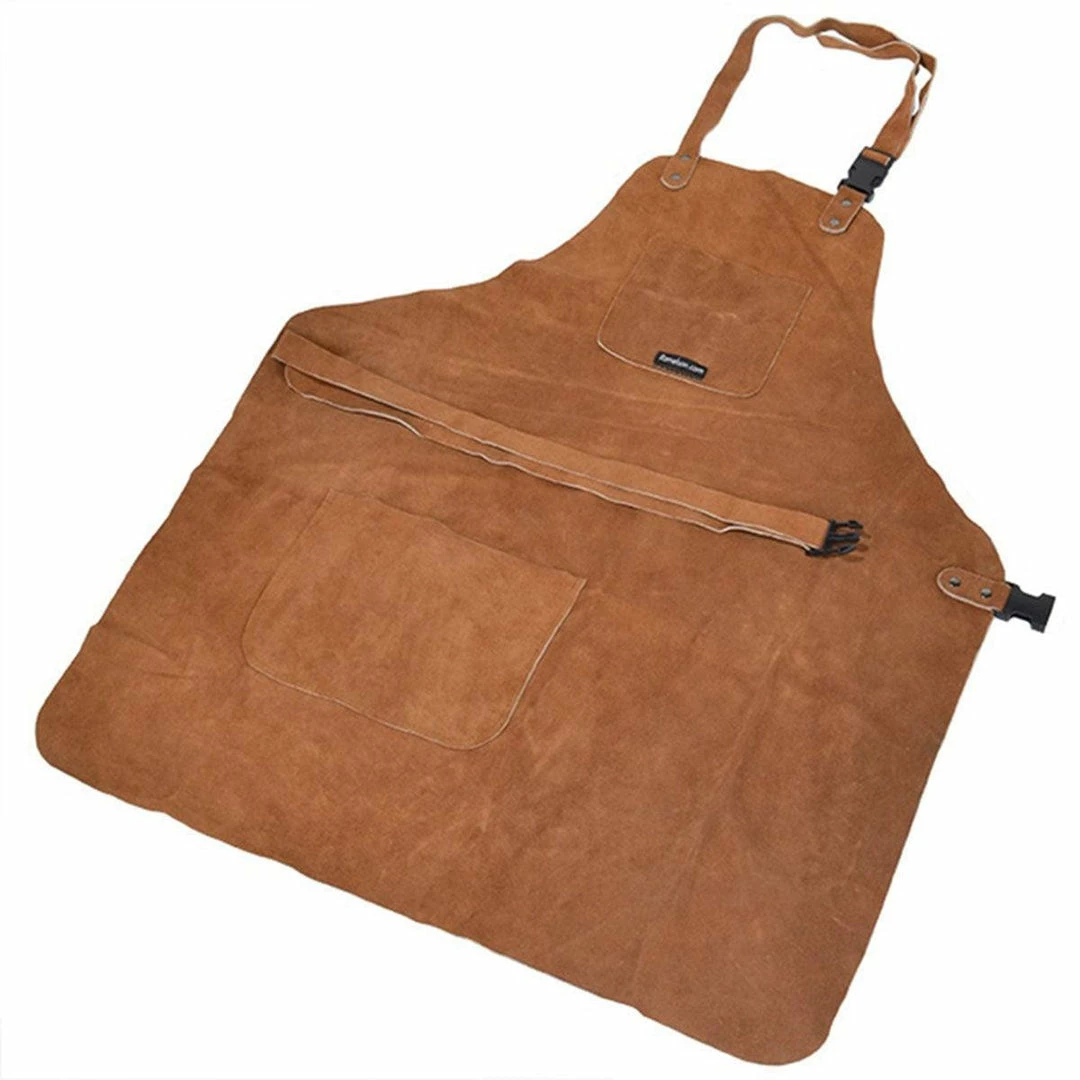 Cheap ๐ U.J. Ramelson Ramelson Suede/Leather 3 Pocket Blacksmith Woodcarvers Apron ๐งจ 3 U.J. Ramelson Ramelson Suede/Leather 3 Pocket Blacksmith Woodcarvers Apron