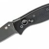 Spyderco Knives Spyderco Autonomy 2 C165GPBBK2 Auto Folding Knife LC200N Black DLC Blade