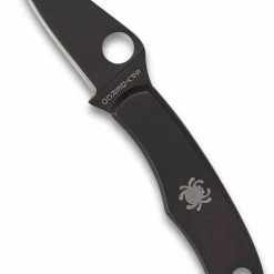 Spyderco Bug Non-Locking Knife Black Steel Blade C133BKP Spyderco Knives