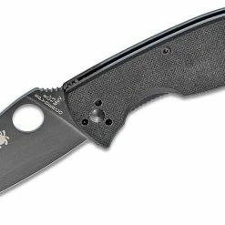 Spyderco C122GBBKP Tenacious Folding Knife 3.38" Black Spyderco Knives