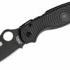 Spyderco Knives Spyderco C223PBBK Para 3 Lightweight Folding Knife 2.92"