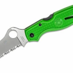Spyderco Knives Spyderco C89FSGR Atlantic Salt Folding Knife 3.68