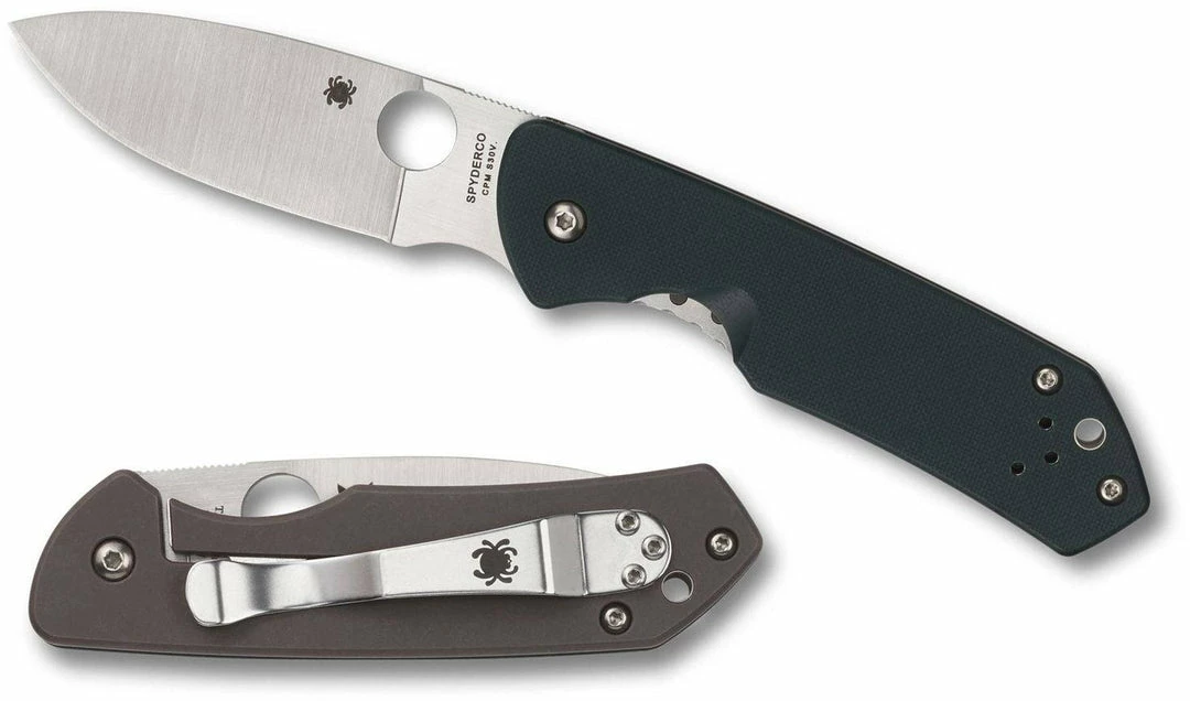 Top 10 ๐ Spyderco Jerry Brouwer Knife 2.77" S30V Satin Blade G10 - Ti Handles ๐ 4 Spyderco Jerry Brouwer Knife 2.77" S30V Satin Blade G10 - Ti Handles