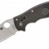 Spyderco Manix 2 Knife Plain Blade Black Handles Spyderco Knives