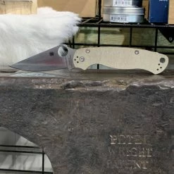 Promo ๐ Spyderco Paramilitary 2 C81MPCW2 Folding Knife 3.47" CruWear Canvas Micarta Spyderco Knives ๐ฏ 18 Spyderco Paramilitary 2 C81MPCW2 Folding Knife 3.47