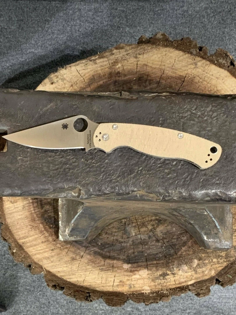 Promo ๐ Spyderco Paramilitary 2 C81MPCW2 Folding Knife 3.47" CruWear Canvas Micarta Spyderco Knives ๐ฏ 8 Spyderco Paramilitary 2 C81MPCW2 Folding Knife 3.47" CruWear Canvas Micarta Spyderco Knives