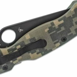 Spyderco Knives Spyderco Paramilitary 2 Knife S30V Digital Camo Handles - C81GPCMOBK2