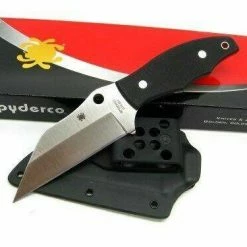 Spyderco Ronin 2 Fixed Blade Knife G-10 (4.1" Satin) Spyderco Knives