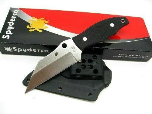 Outlet π Spyderco Ronin 2 Fixed Blade Knife G-10 (4.1" Satin) Spyderco Knives π 4 Spyderco Ronin 2 Fixed Blade Knife G-10 (4.1" Satin) Spyderco Knives