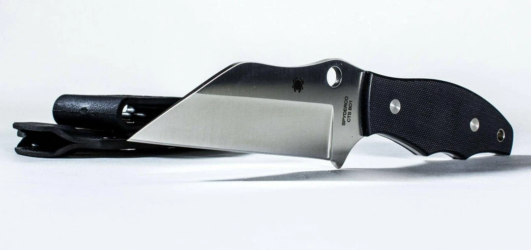 Outlet π Spyderco Ronin 2 Fixed Blade Knife G-10 (4.1" Satin) Spyderco Knives π 6 Spyderco Ronin 2 Fixed Blade Knife G-10 (4.1" Satin) Spyderco Knives