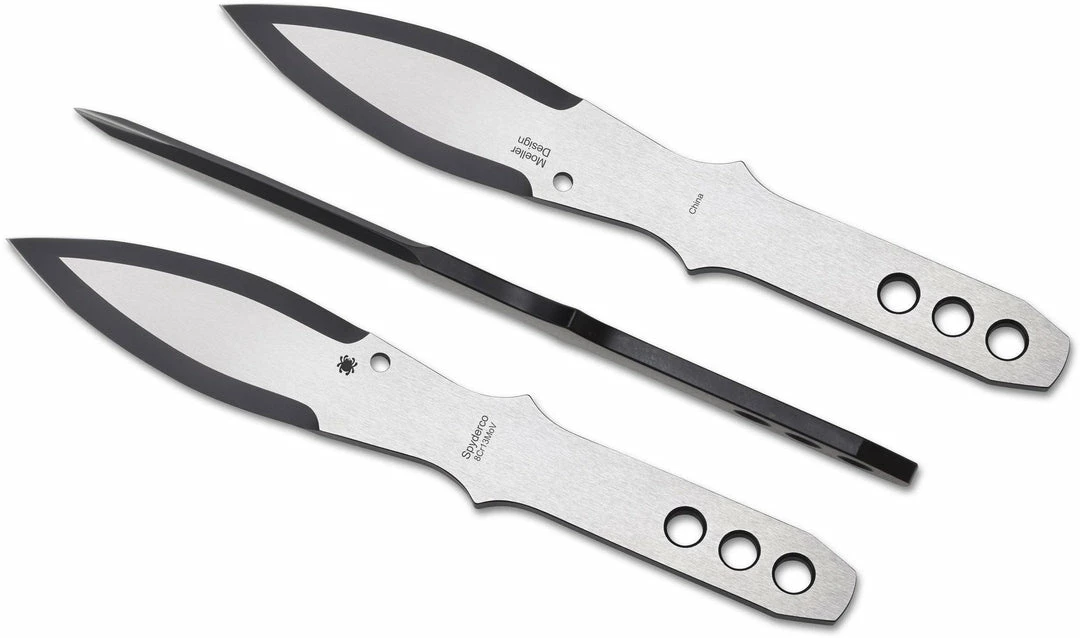 Best Pirce 🤩 Spyderco Knives Spyderco SpyderThrowers Large TK01LG 11.07" Set Of 3 Throwing Knives 😉 3 Spyderco Knives Spyderco SpyderThrowers Large TK01LG 11.07" Set Of 3 Throwing Knives