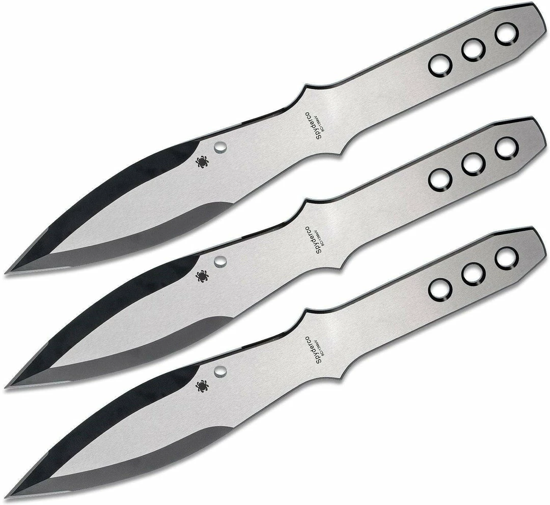 Best Pirce 🤩 Spyderco Knives Spyderco SpyderThrowers Large TK01LG 11.07" Set Of 3 Throwing Knives 😉 4 Spyderco Knives Spyderco SpyderThrowers Large TK01LG 11.07" Set Of 3 Throwing Knives