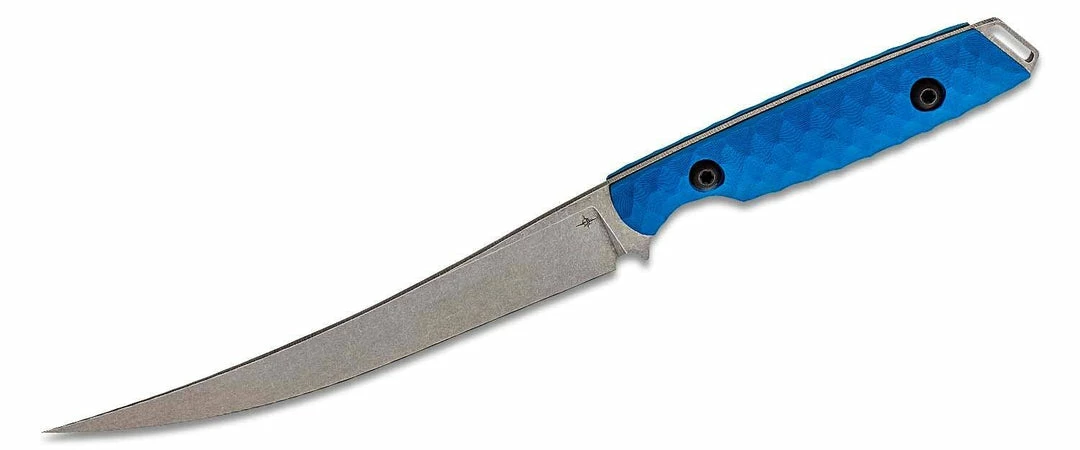 Outlet ✨ TOOR KNIVES Toor Avalon Fillet Knife 6" CPM-154 Stonewashed Fillet, Leviathan Blue G10 Handles 🔥 4 TOOR KNIVES Toor Avalon Fillet Knife 6" CPM-154 Stonewashed Fillet, Leviathan Blue G10 Handles