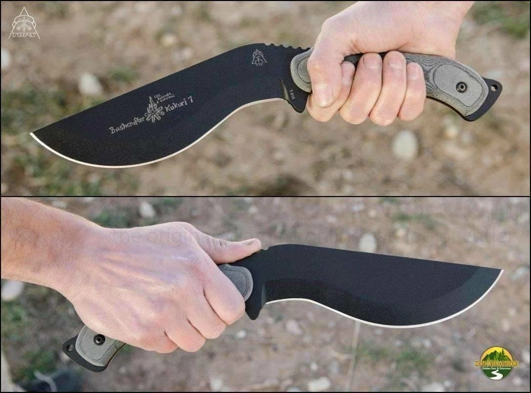 Brand new ๐ TOPS KNIVES TOPS BUSHCRAFTER KUKURI 7.0 ๐ 4 TOPS KNIVES TOPS BUSHCRAFTER KUKURI 7.0