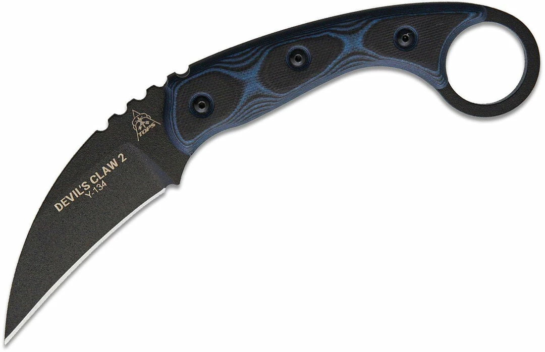 Best reviews of 🧨 TOPS KNIVES TOPS Devil's Claw 2 Fixed Karambit 3.13" Hawkbill DEVCL-02 ✨ 3 TOPS KNIVES TOPS Devil's Claw 2 Fixed Karambit 3.13" Hawkbill DEVCL-02