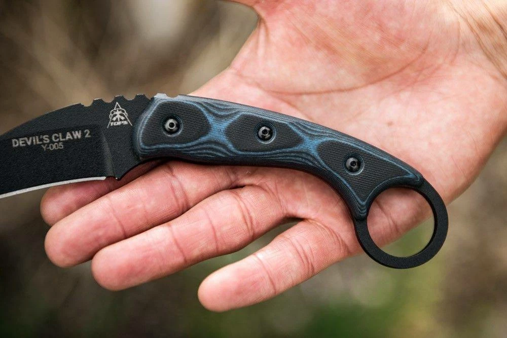 Best reviews of 🧨 TOPS KNIVES TOPS Devil's Claw 2 Fixed Karambit 3.13" Hawkbill DEVCL-02 ✨ 7 TOPS KNIVES TOPS Devil's Claw 2 Fixed Karambit 3.13" Hawkbill DEVCL-02