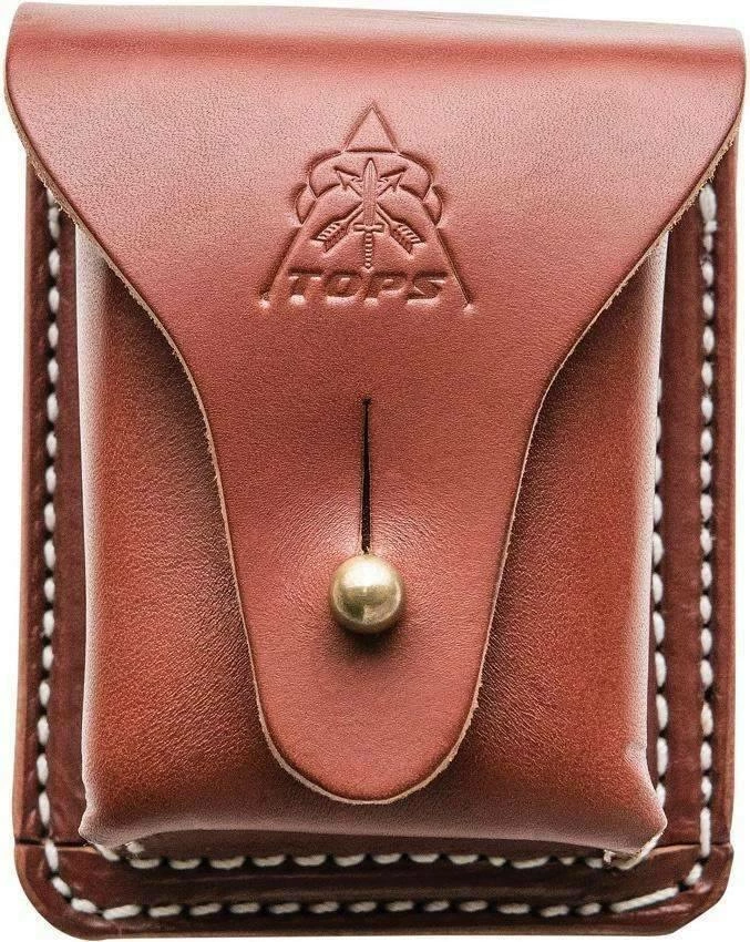 Best deal ๐ TOPS Knives Bushcraft Leather Belt Pouch All Knife Brands ๐ 3 TOPS Knives Bushcraft Leather Belt Pouch All Knife Brands