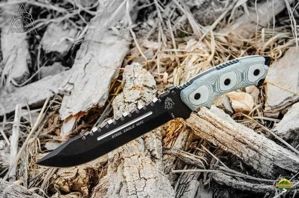 Best Pirce 🤩 TOPS KNIVES TOPS Steel Eagle Knife 107 😍 4 TOPS KNIVES TOPS Steel Eagle Knife 107