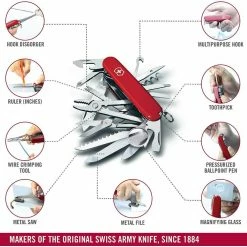 Flash Sale 😉 Victorinox Swiss Army Multi-Tool SwissChamp Pocket Knife ✔️ 19 Victorinox Swiss Army Multi-Tool SwissChamp Pocket Knife