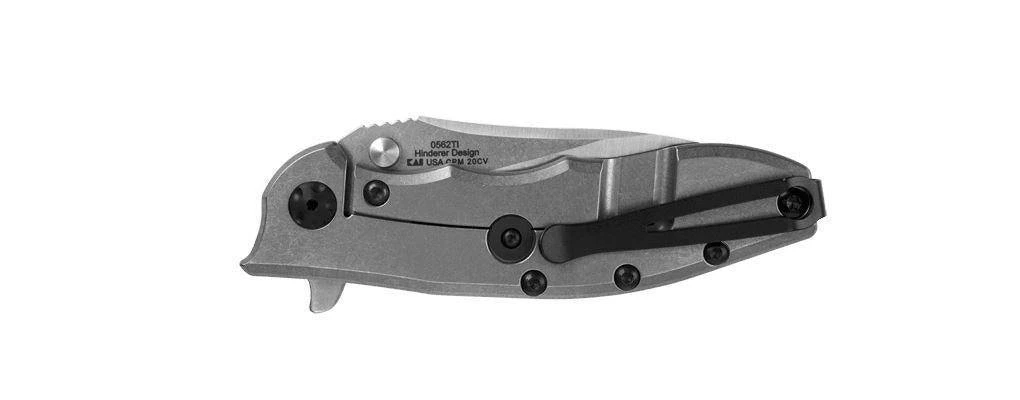 Outlet 🎁 Zero Tolerance 0562TI Hinderer Knife Titanium (3.5") 😉 4 Zero Tolerance 0562TI Hinderer Knife Titanium (3.5")