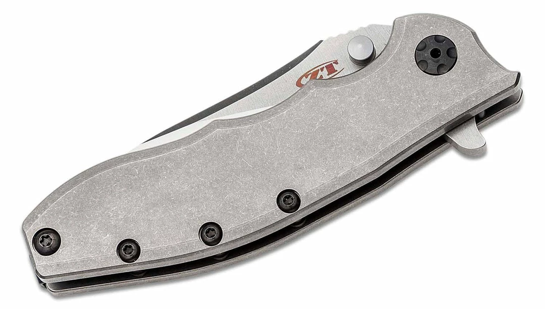 Outlet 🎁 Zero Tolerance 0562TI Hinderer Knife Titanium (3.5") 😉 7 Zero Tolerance 0562TI Hinderer Knife Titanium (3.5")