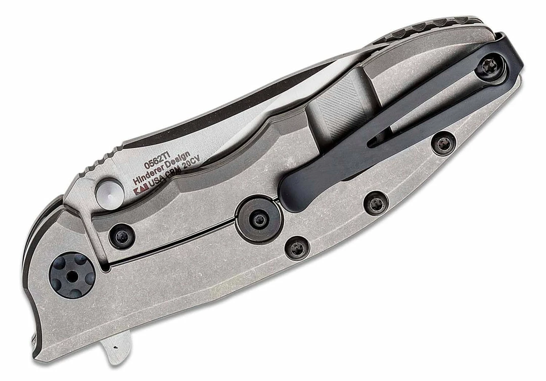 Outlet 🎁 Zero Tolerance 0562TI Hinderer Knife Titanium (3.5") 😉 8 Zero Tolerance 0562TI Hinderer Knife Titanium (3.5")
