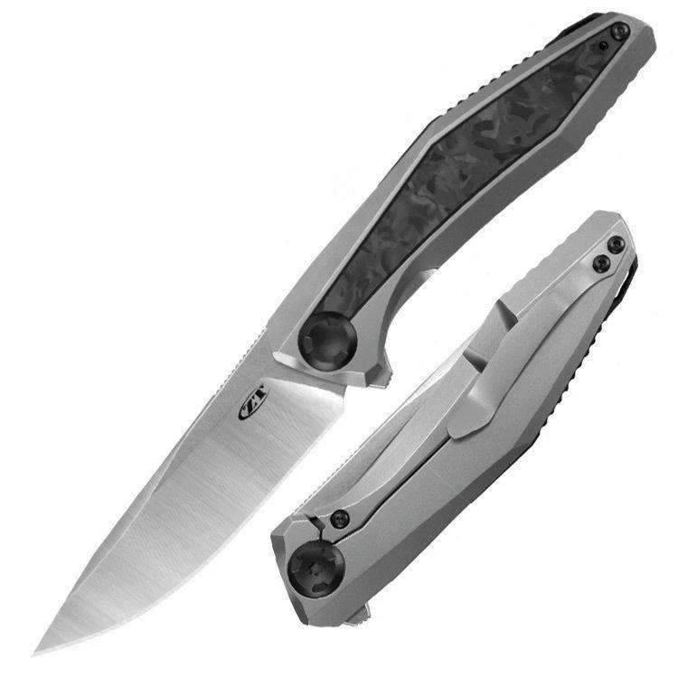 Hot Sale ⭐ ZERO TOLERANCE ZT Sinkevich 0470 Flipper Knife CF 😍 3 ZERO TOLERANCE ZT Sinkevich 0470 Flipper Knife CF